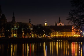Wrocław dans la nuit